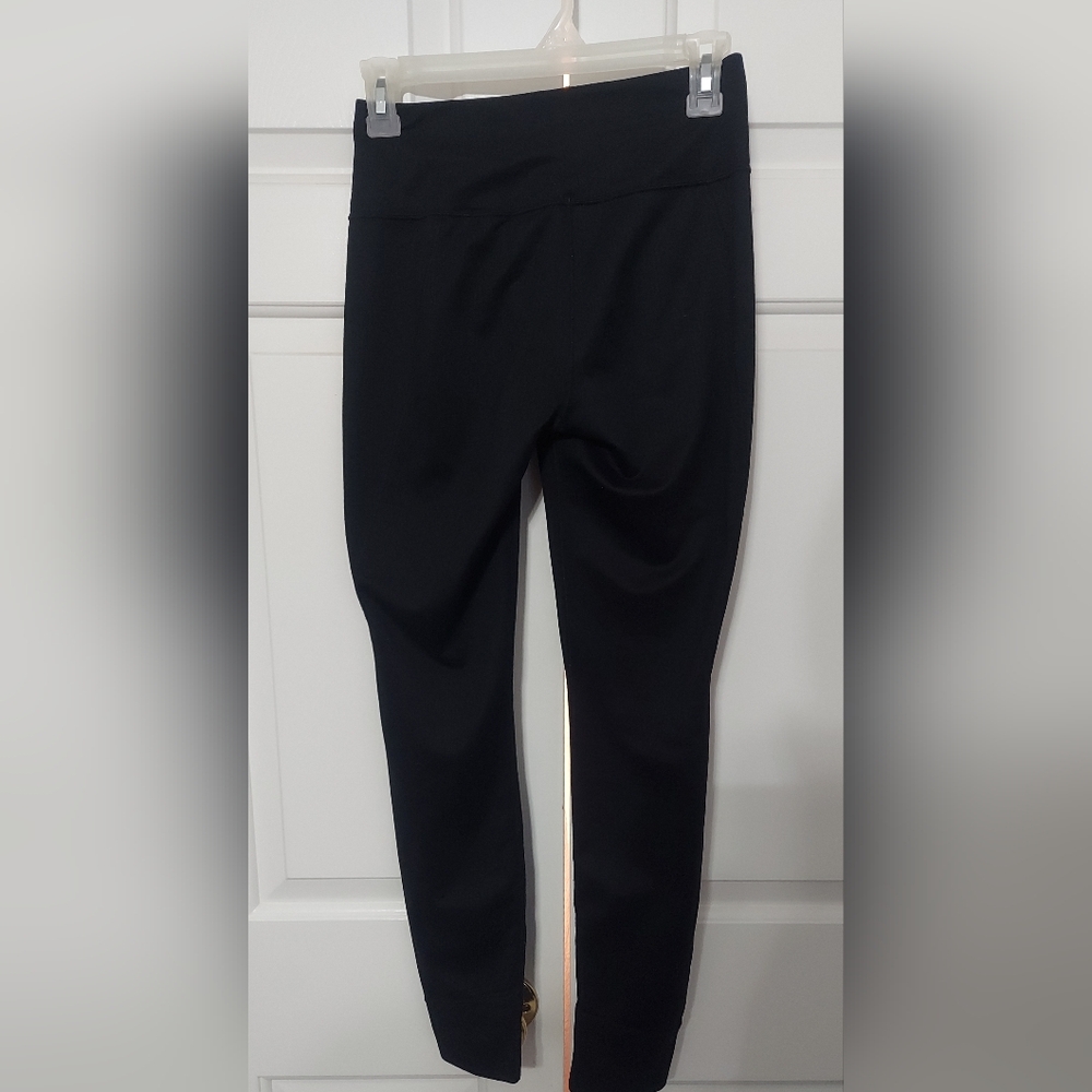 Patagonia Jet Black Performance Leggings XS EUC Athletic Yoga Running Pants - Picture 4 of 7